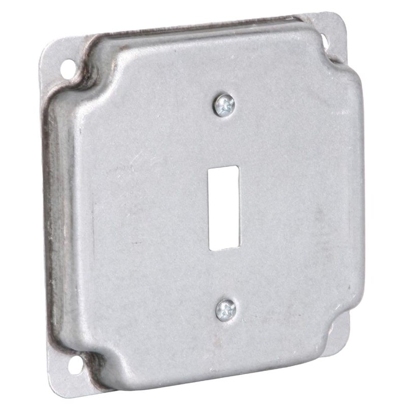 RACO Hubbell-Raco 800C 1 Toggle 4-Inch Square Exposed Work Cover - Image 3